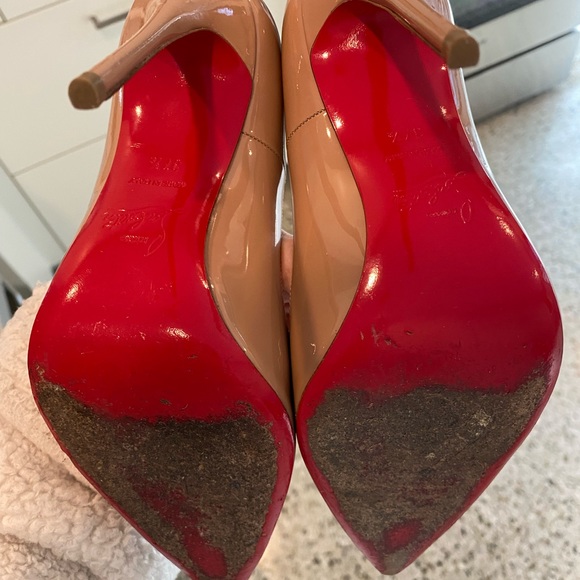 Iconic beige So Kate Christian Louboutin stilettos 120 mm heel, size 37.5 - Picture 13 of 14